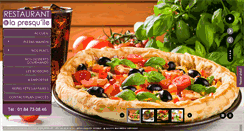 Desktop Screenshot of pizzeria-la-presquile.com